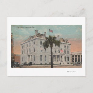 Pensacola, Florida - Exterior View of Post Postcard