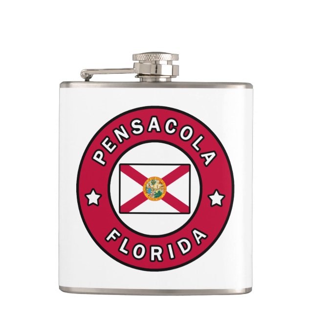 Pensacola Florida Flask (Front)