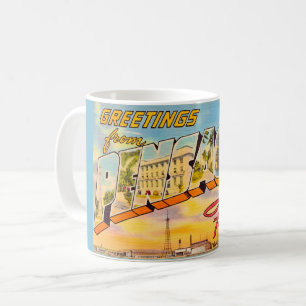 Pensacola Florida Greetings Postcard  Coffee Mug