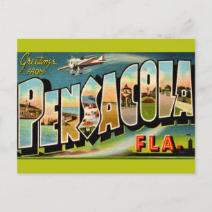 Pensacola Florida Vintage Postcard 