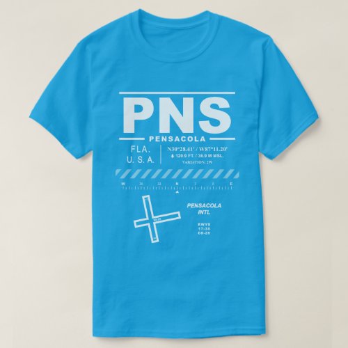 Pensacola International Airport PNS T_Shirt