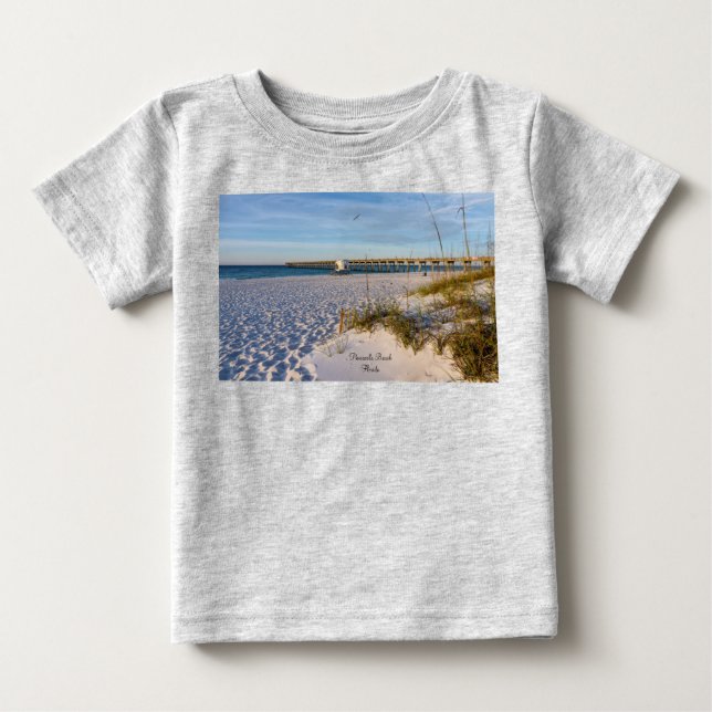 Pensacola Sand Dunes Pier Morning Toddler T-shirt (Front)