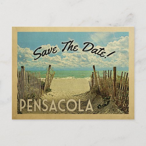 Pensacola Wedding Invitation Suite – Vintage Beach