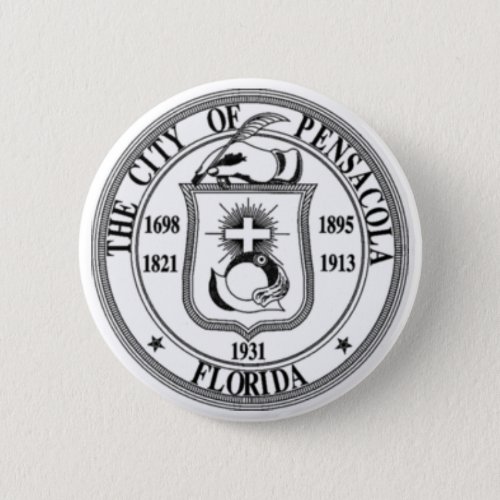 Pensacola Seal Pinback Button