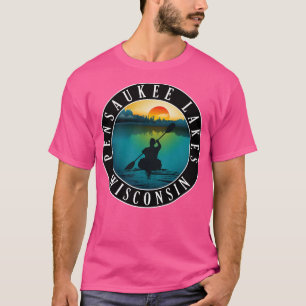 Pensaukee Lakes Wisconsin Kayaking T-Shirt