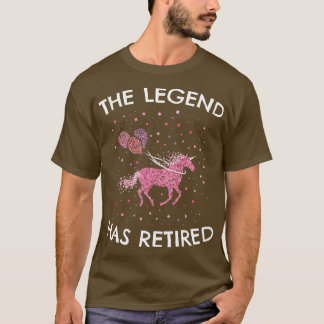 Pension Pension Farewell Gift Unicorn T-Shirt