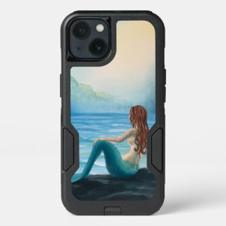 Pensive Mermaid by the Ocean Otterbox iPhone 13 Case