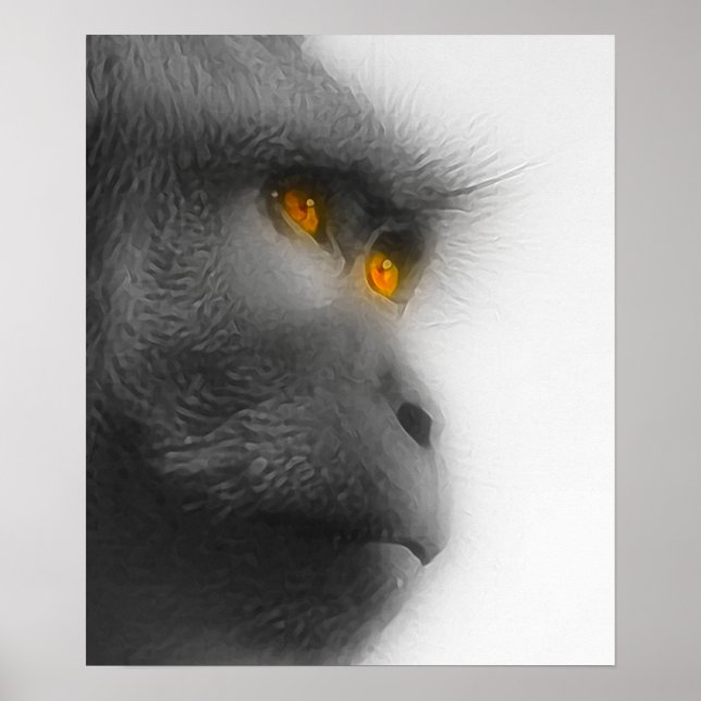 Pensive Monkey Poster (Front)