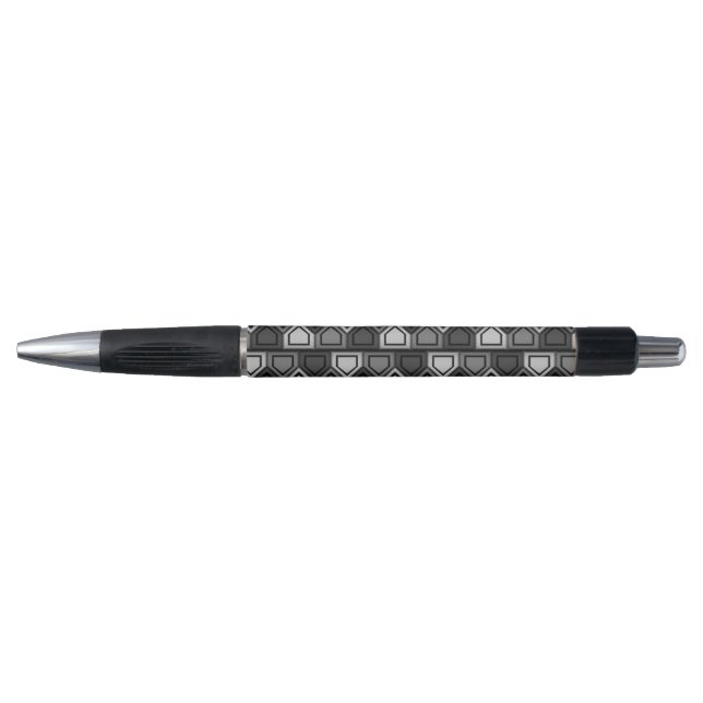 Penta Pattern - Grey Pen (Front)
