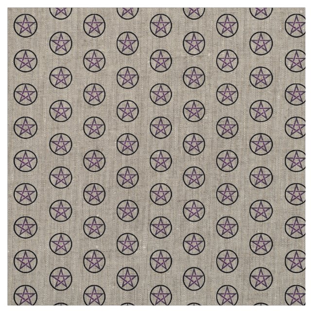 Pentacle Altar Cloth Material (Swatch)