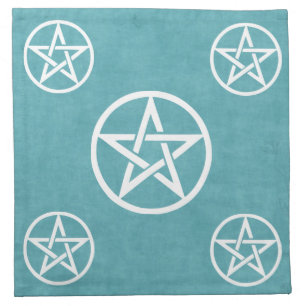 Pentacle Altar Cloth - Water Element Napkin