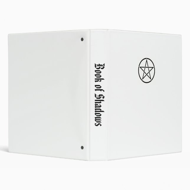 Pentacle Book of Shadows 3 Ring Binder (Background)