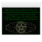 Pentacle Card (Inside Horizontal (Bottom))