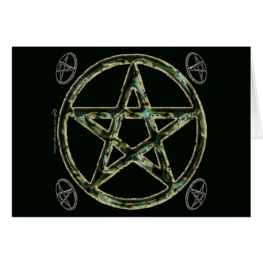 Pentacle Card (Front Horizontal)