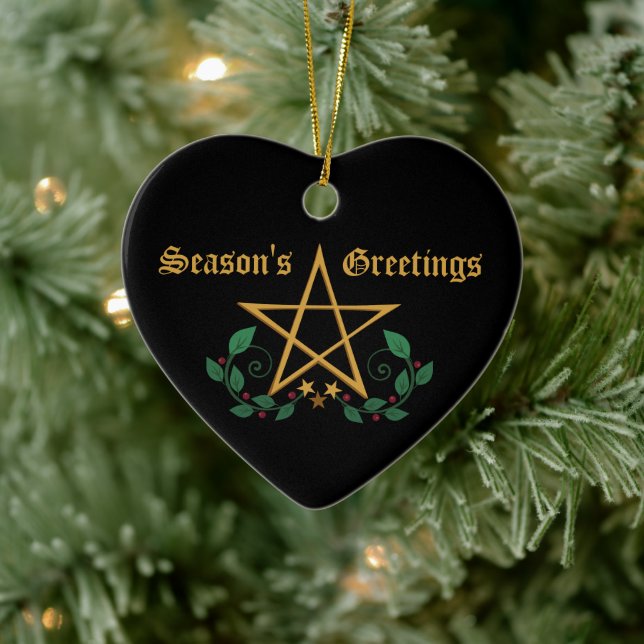 Pentacle  ceramic ornament (Tree)