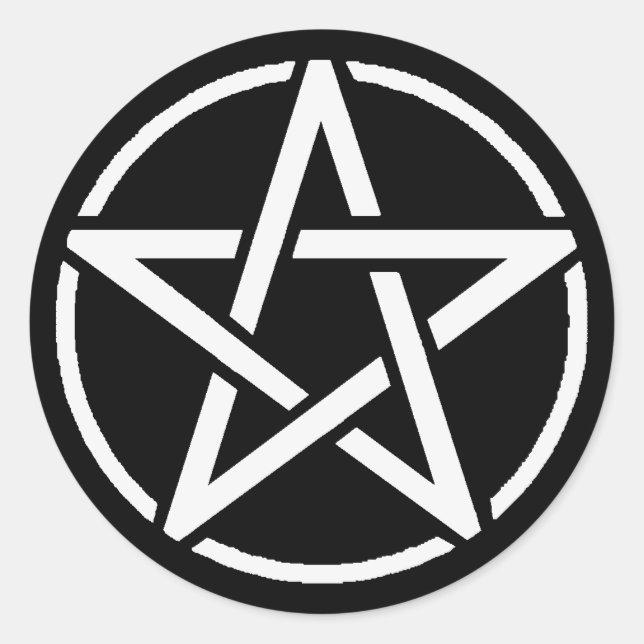 Pentacle Classic Round Sticker (Front)