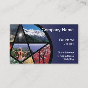 Pentacle Collage Business Card