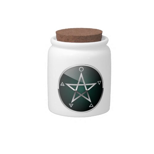 Pentacle Cycle of Life Candy Jar