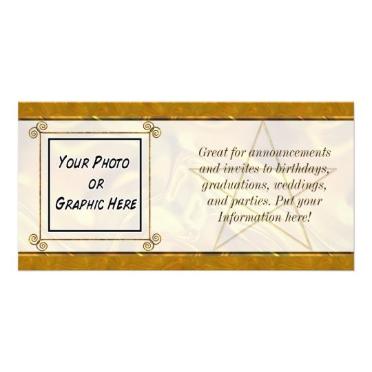 Pentacle in Gold Card