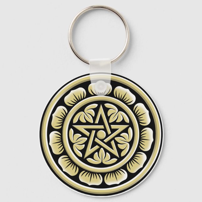 Pentacle Keychain (Front)