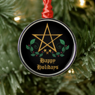 Pentacle metal ornament