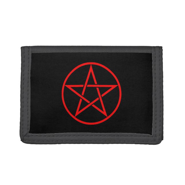 Pentacle Pentagram Pagan Wiccan Wallet (Front)