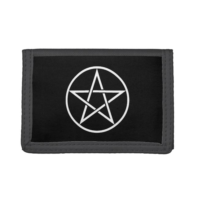 Pentacle Pentagram Pagan Wiccan Wallet (Front)