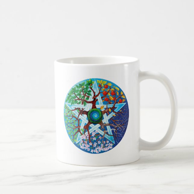 pentacle-seasons coffee mug (Right)