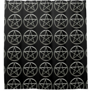 Pentacle Shower Curtain