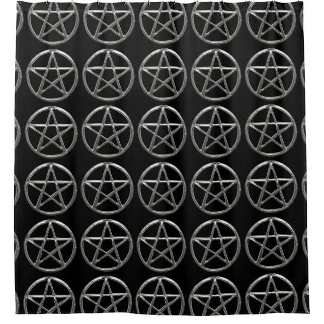Pentacle Shower Curtain (Front)
