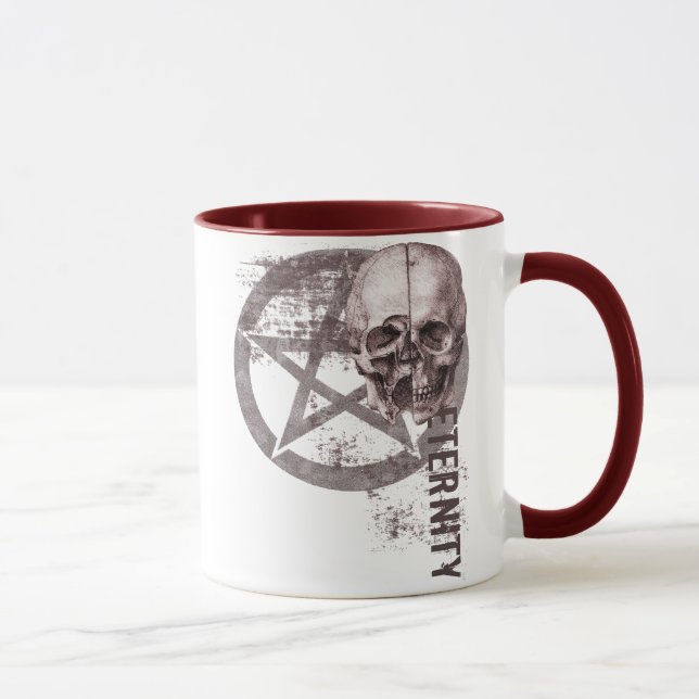 Pentacle Skull Mug (Right)