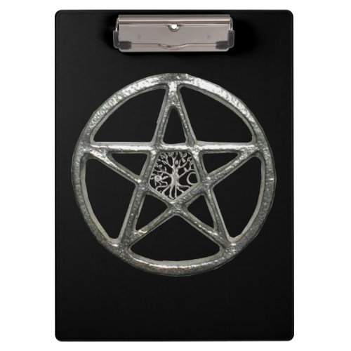 Pentacle Tree Of Life Clipboard