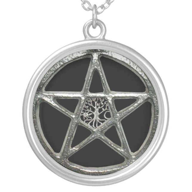 Pentacle Tree Of Life Necklace (Front)