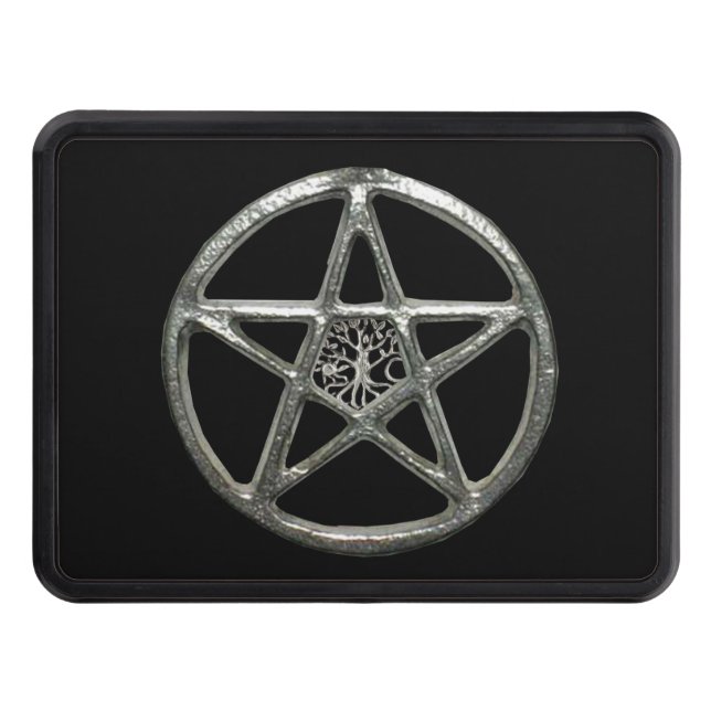 Pentacle Tree Of Life Trailer Hitch Cover (Front)