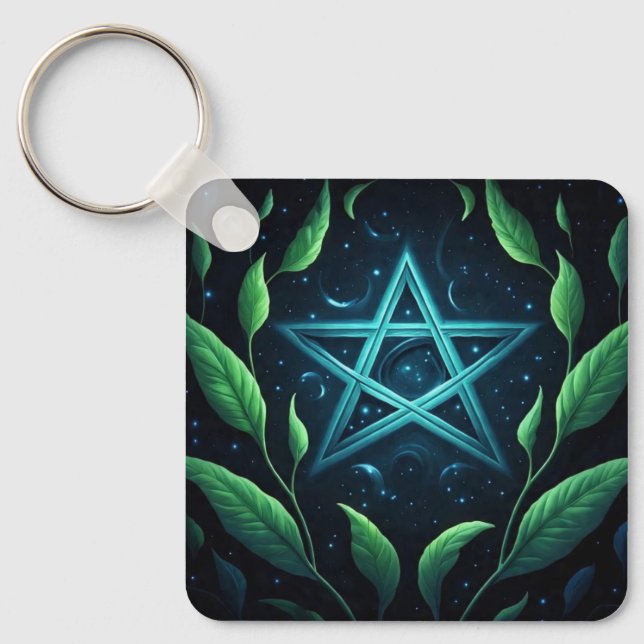 Pentacles4Pagans Keychain (Front)