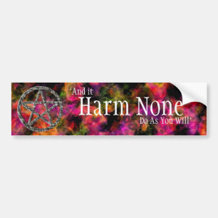 Pentacles: Silver Bumper Sticker