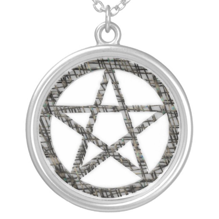 Pentacles Silver Custom Necklace