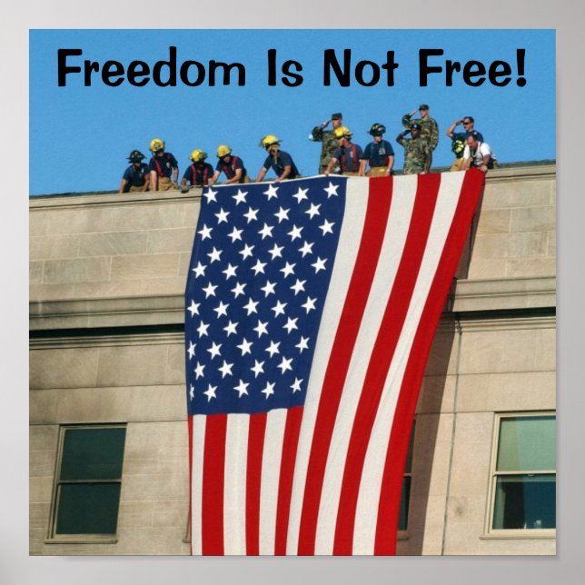 Pentagon 9 11 Flag Poster (Front)