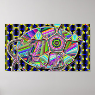 Pentagon Alien (add words) Poster