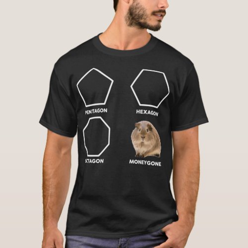 Pentagon Hexagon Octagon Moneygone Hamster  T_Shirt