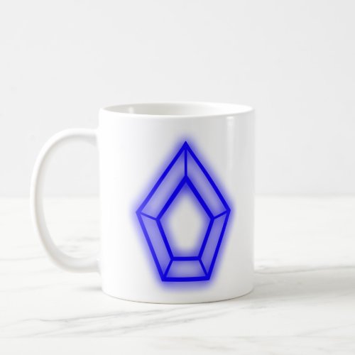 Pentagon Kpop Logo Blue Coffee Mug