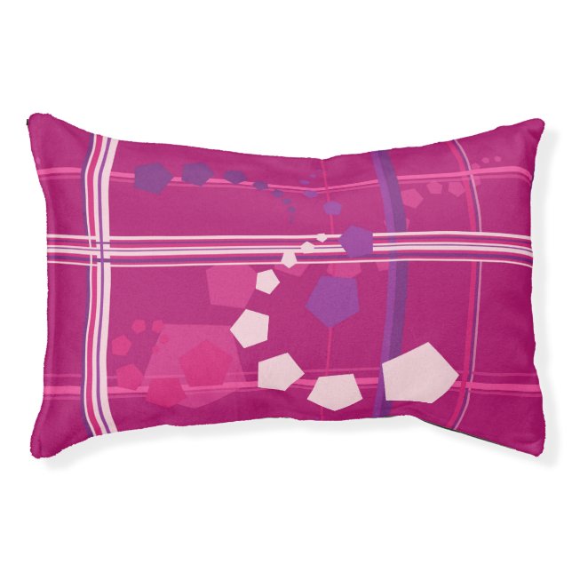Pentagons Taste Like Grape Soda Pet Bed (Front)