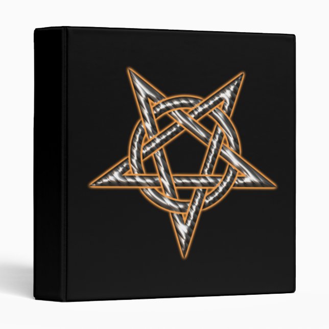 Pentagram 3 Ring Binder (Front/Spine)