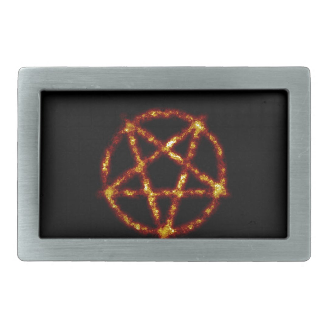 pentagram belt buckle | Zazzle