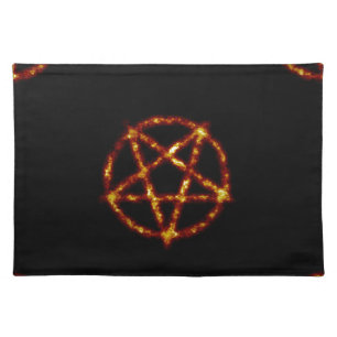 pentagram cloth placemat