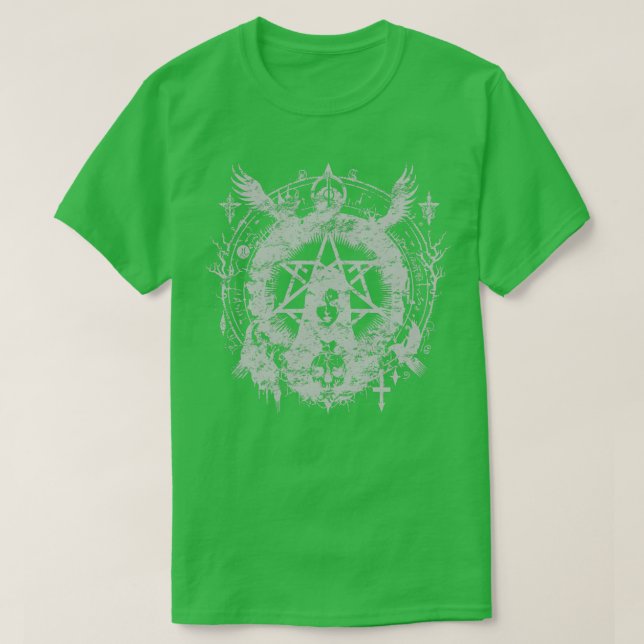 Pentagram girl T-Shirt (Design Front)