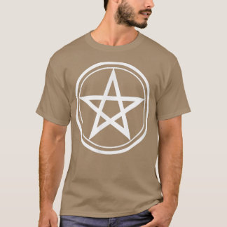 Pentagram In Circle Witch T-Shirt