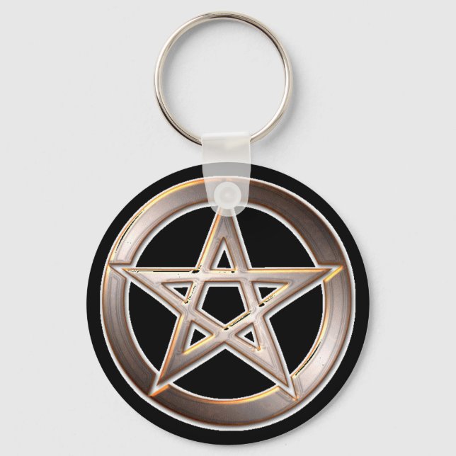 pentagram key chain (Front)