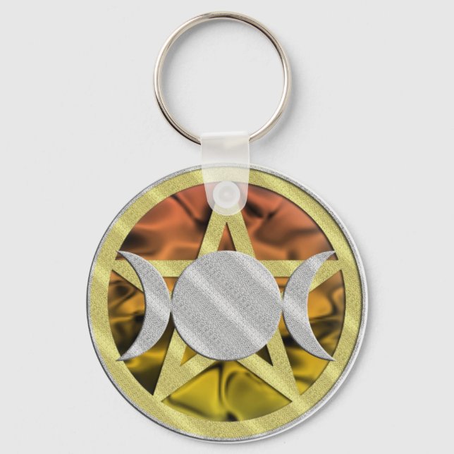 Pentagram Keychain (Front)