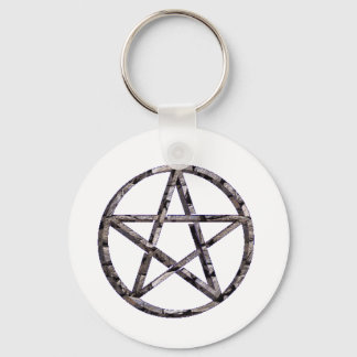 pentagram keychain